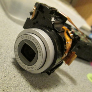 Canon A480 lens assembly