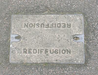 Rediffusion manhole cover