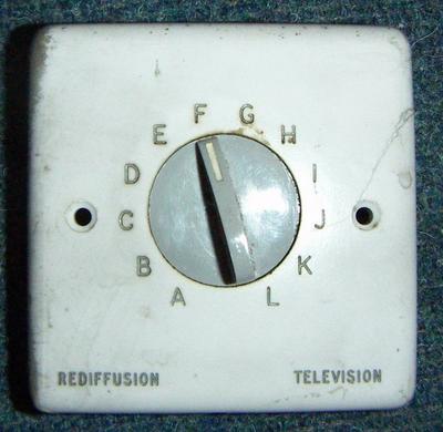 Front view of switch box