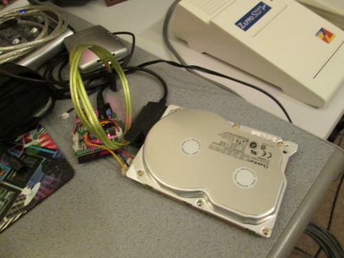 Reading the hard disk over USB