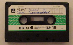 My first C16 tape